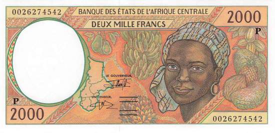 2000 Francs p.603Pg Tschad